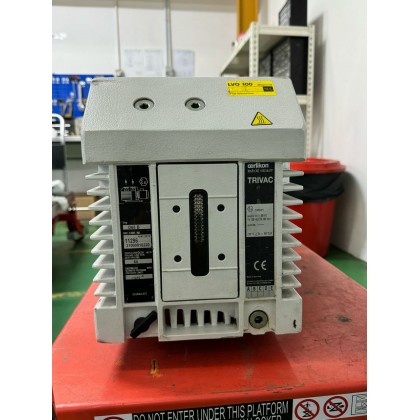 LEYBOLD D65B TRIVAC VACUUM PUMP, 240/480V 3PH Motor, Refurbish Unit 