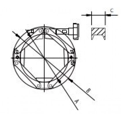 KF Aluminum Chain Clamps